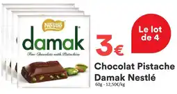 Hmarket Nestlé chocolat pistache damak offre