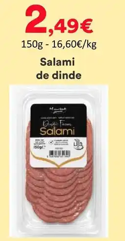Hmarket Salami de dinde offre