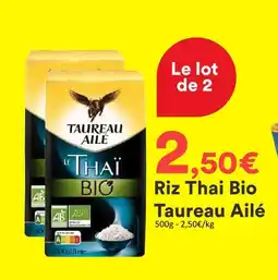 Hmarket Taureau aile riz thai bio offre