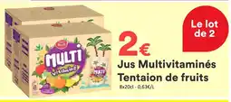Hmarket Jus multivitaminés tentation de fruits offre