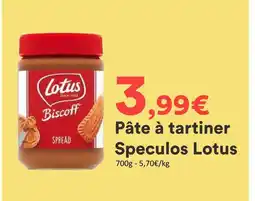 Hmarket Lotus pâte à tartiner speculos offre