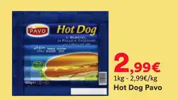 Hmarket Pavo hot dog offre