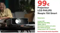 Hmarket Philips projecteur lcd neopix 750 smart offre