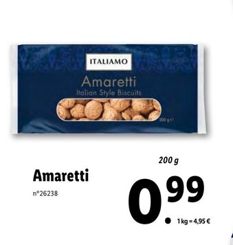 Lidl Amaretti offre