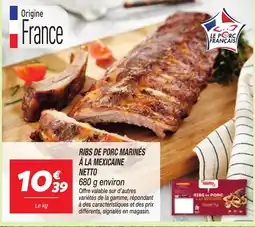 Netto NETTO Ribs de porc marinés à la mexicaine offre