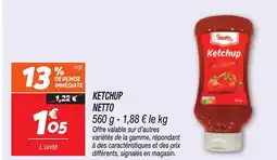 Netto NETTO Ketchup offre