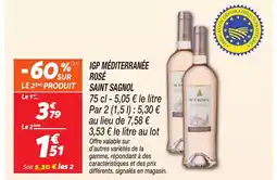 Netto SAINT SAGNOL Igp méditerranée rosé offre