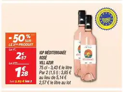Netto VILL AZUR Igp méditerranée rosé offre