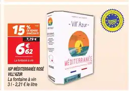 Netto VILL'AZUR Igp méditerranée rosé offre