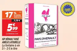 Netto Igp hérault rosé amélie latourelle offre