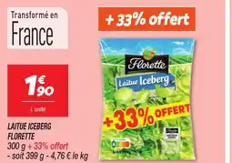 Netto FLORETTE Laitue iceberg offre