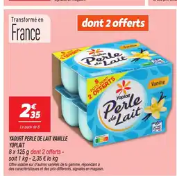 Netto YOPLAIT Yaourt perle de lait vanille offre