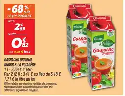 Netto KNORR & LA POTAGÈRE Gaspacho original offre