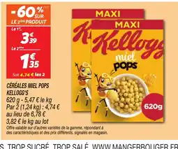 Netto KELLOGG'S Céréales miel pops offre