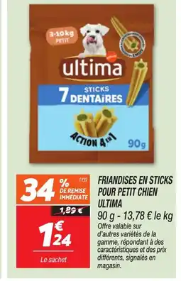 Netto ULTIMA Friandises en sticks pour petit chien offre