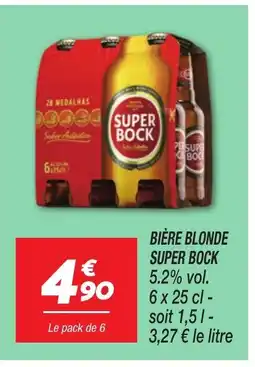 Netto SUPER BOCK Bière blonde offre