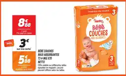Netto NETTO Bébé couches maxi absorbantes offre