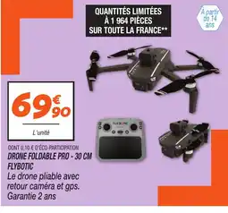 Netto Drone foldable pro - flybotic offre