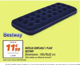 Netto BESTWAY Matelas gonflable 1 place bestw offre