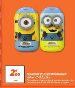 Netto Shampooing/gel douche minions banane offre