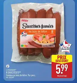 ALDI LE MARSIGNY 8 saucisses offre