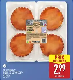 ALDI PAYS GOURMAND Tielles sétoises offre
