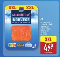 ALDI GOLDEN SEAFOOD Saumon fumé norvège offre