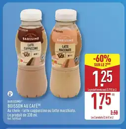 ALDI BARISSIMO Boisson au café offre