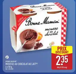 ALDI BONNE MAMAN Mousse au chocolat au lait offre