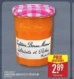 ALDI BONNE MAMAN Confiture abricots et pêches offre