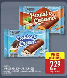 ALDI CHOCEUR Barres de chocolat fourrées offre