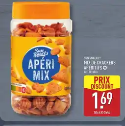 ALDI SUN SNACKS Mix de crackers apéritifs offre
