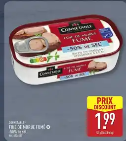 ALDI CONNÉTABLE Foie de morue fumé offre
