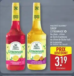 ALDI MOULIN DE VALDONNE Sirop citronnade offre