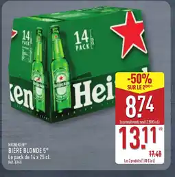 ALDI HEINEKEN Bière blonde 5° offre