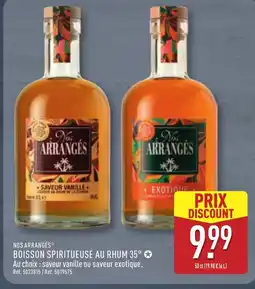 ALDI NOS ARRANGÉS Boisson spiritueuse au rhum 35° offre