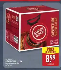 ALDI SUPERBOCK Bière blonde 5,2° offre