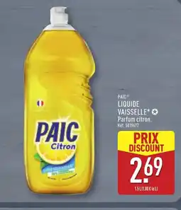 ALDI PAIC Liquide vaisselle offre