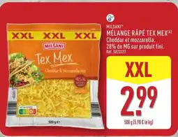 ALDI MILSANI Mélange râpé tex mex offre