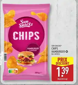 ALDI SUN SNACKS Chips hamburger offre