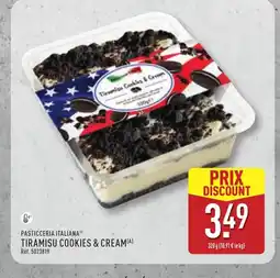 ALDI PASTICCERIA ITALIANA Tiramisu cookies & cream offre