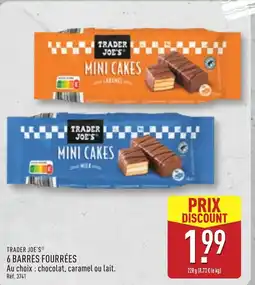 ALDI TRADER JOE'S 6 barres fourrées offre