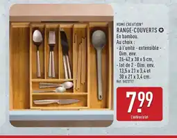 ALDI HOME CREATION Range couverts offre