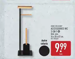 ALDI HOME CREATION accessoires wc 3 en 1 offre