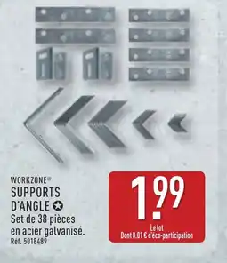 ALDI WORKZONE Supports d'angle offre