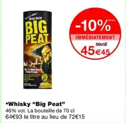 Monoprix BIG PEAT Whisky offre