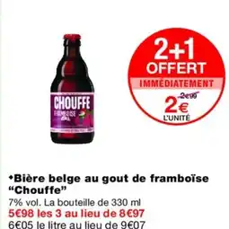 Monoprix CHOUFFE Bière belge au gout de framboïs offre