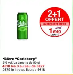 Monoprix CARLSBERG Bière offre
