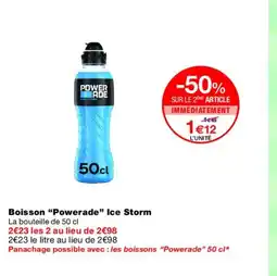Monoprix POWERADE Boisson Ice Storm offre