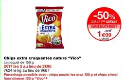 Monoprix VICO Chips extra craquantes nature offre